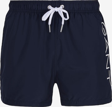 GANT Board Shorts in Blue: front