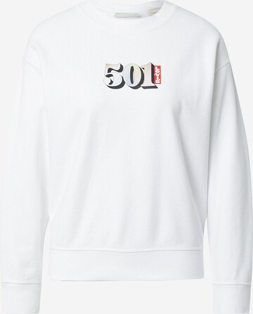 Sweat-shirt 'Graphic Standard Crewneck Sweatshirt' LEVI'S ® en blanc : devant