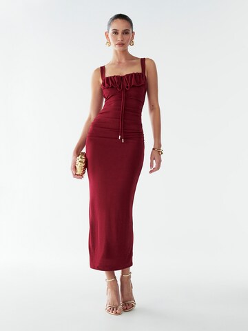 BWLDR - Vestido 'Woods' em vermelho