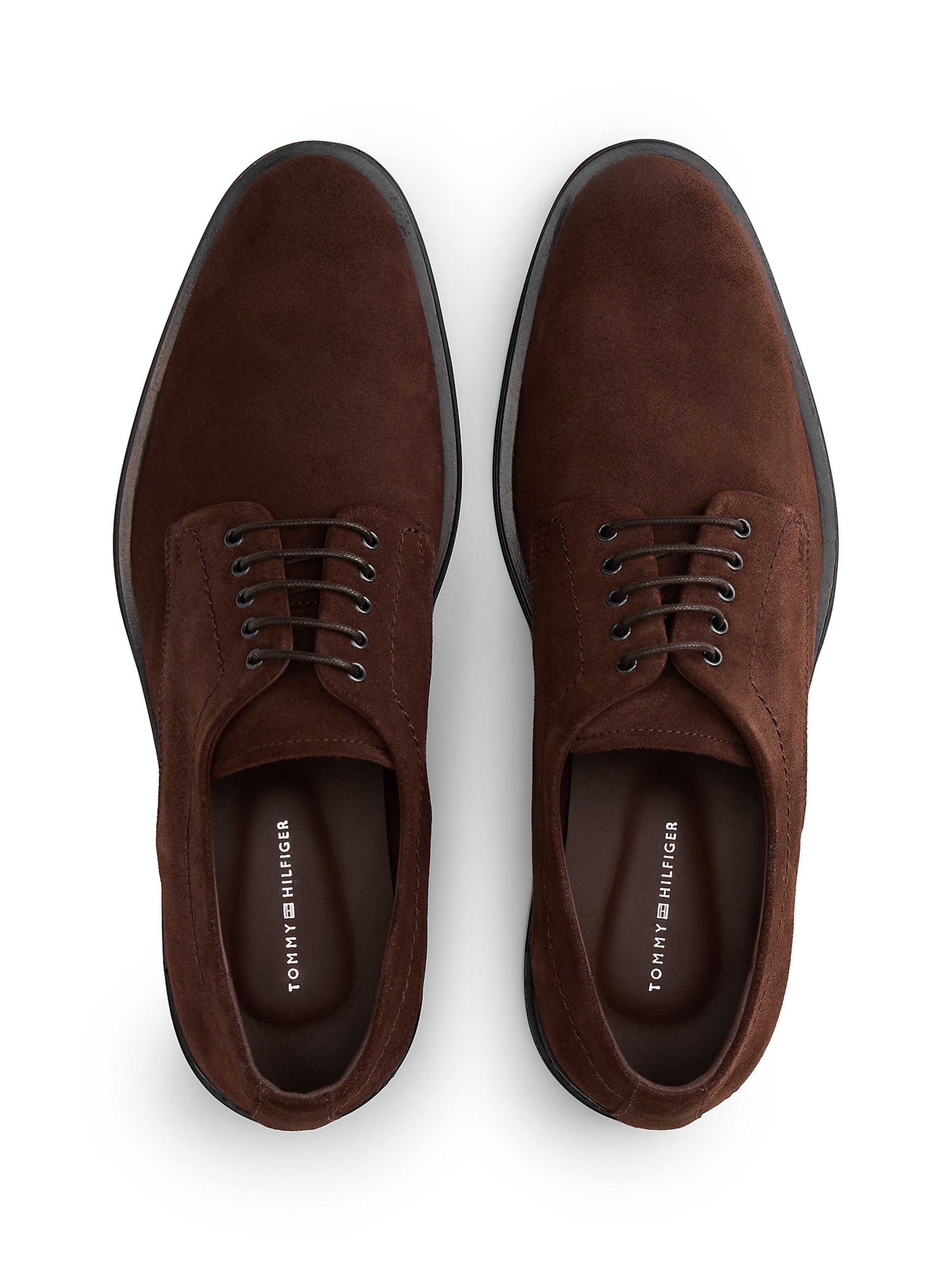TOMMY HILFIGER Lace-up shoe 'Derby' in Brown