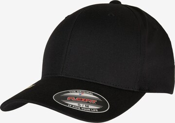 Flexfit Cap in Schwarz: predná strana