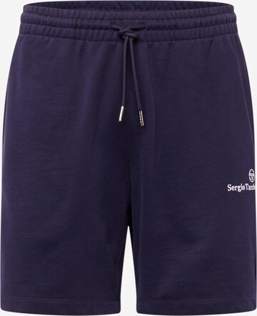 Sergio Tacchini Regular Broek 'HERITAGE' in Blauw: voorkant