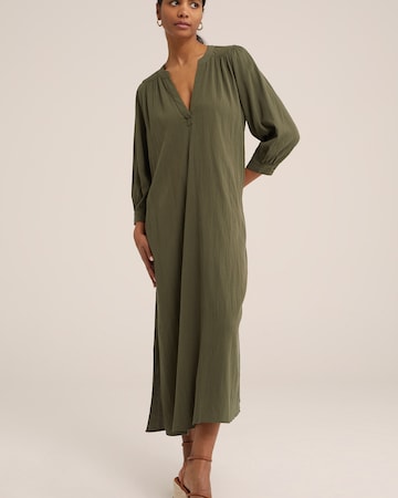 Robe-chemise WE Fashion en vert