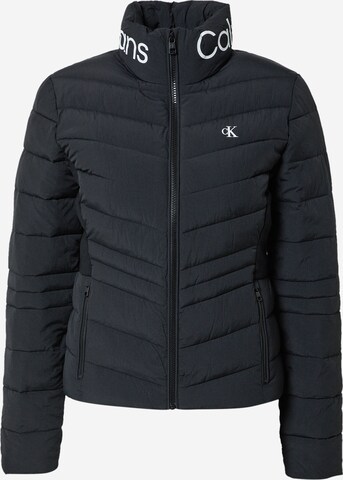 Calvin Klein - Chaqueta de entretiempo en negro: frente