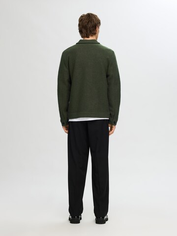 žalia SELECTED HOMME Kardiganas 'Nealy'