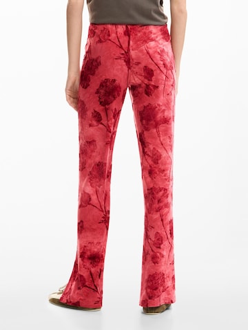 Desigual Regular Pants in Red