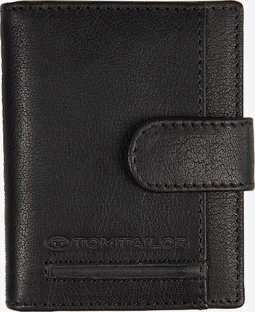 TOM TAILOR Pouzdro 'DEVON' – černá: přední strana