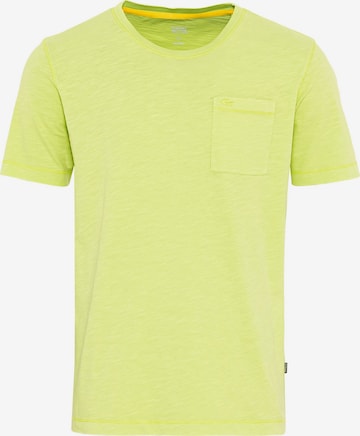 CAMEL ACTIVE Kurzarm T-Shirt aus Organic Cotton in Grün: predná strana