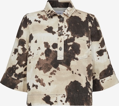 NÜMPH Pusero 'Ivy' värissä beige / vaaleabeige / tummanruskea, Tuotenäkymä