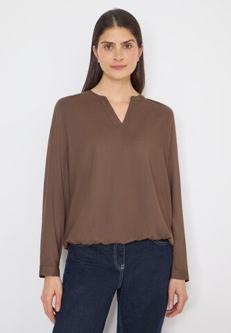 CECIL Bluse in Braun: Vorderseite