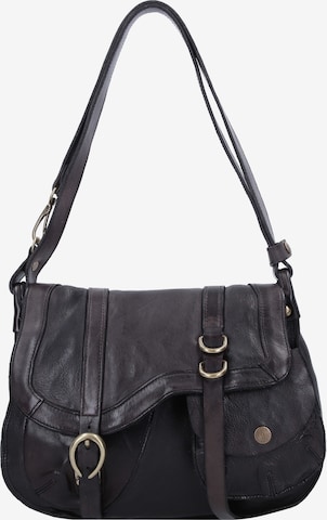 Campomaggi Shoulder Bag in Black: front