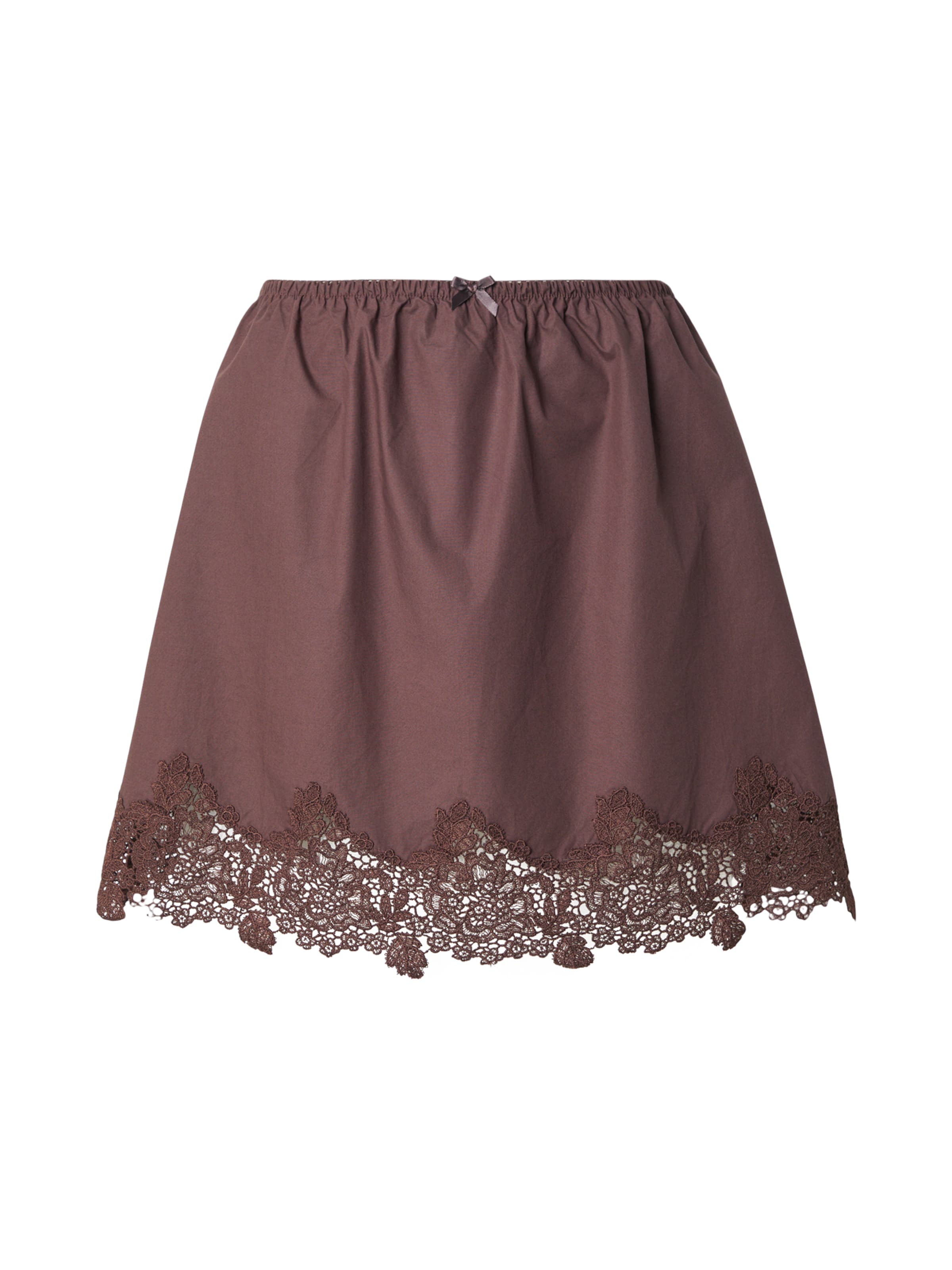 Gonna 'LANI' di TOPSHOP in marrone: frontale