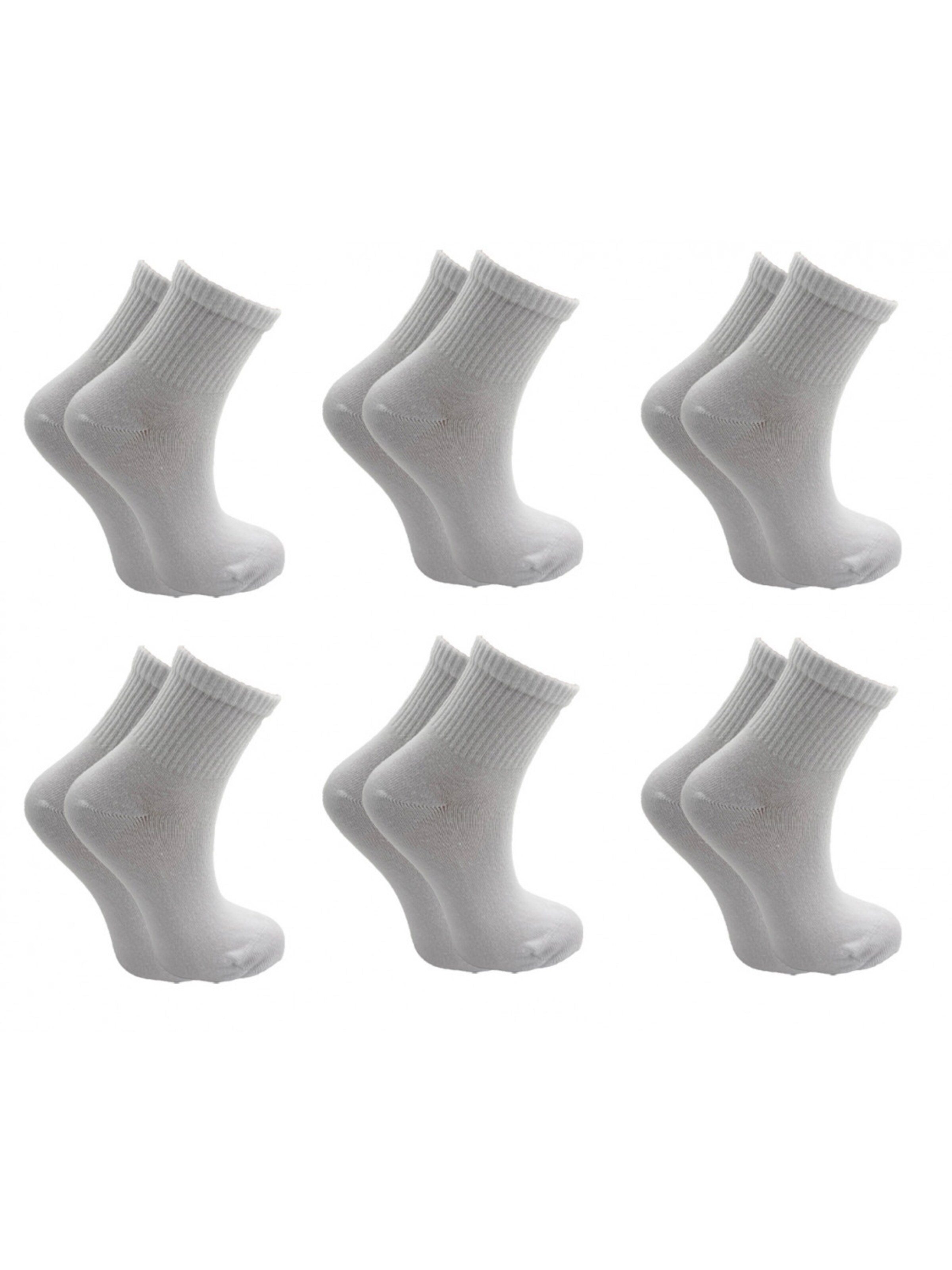 El Sueno Socks 'Quarter Sportsocken' in White: front