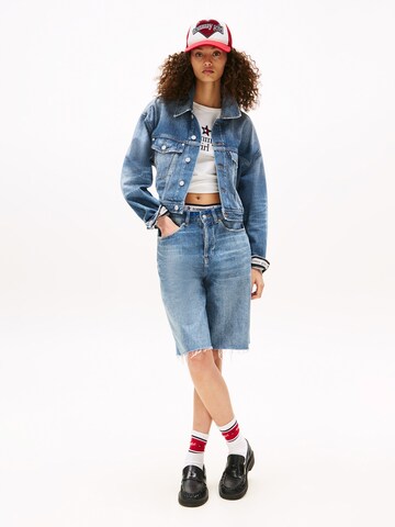 Tommy Jeans Демисезонная куртка в Синий