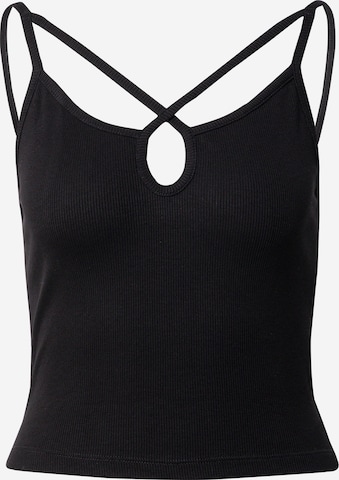 ABOUT YOU Top 'Aleana' in Black: front