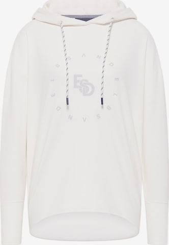 Elbsand Sweatshirt 'Dyra' in White: front