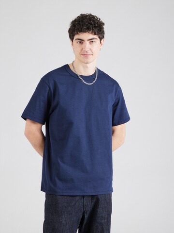 T-Shirt 'SS SOLID TEE' WRANGLER en bleu : devant