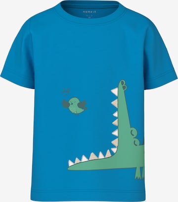 T-Shirt 'Hellan' NAME IT en bleu : devant