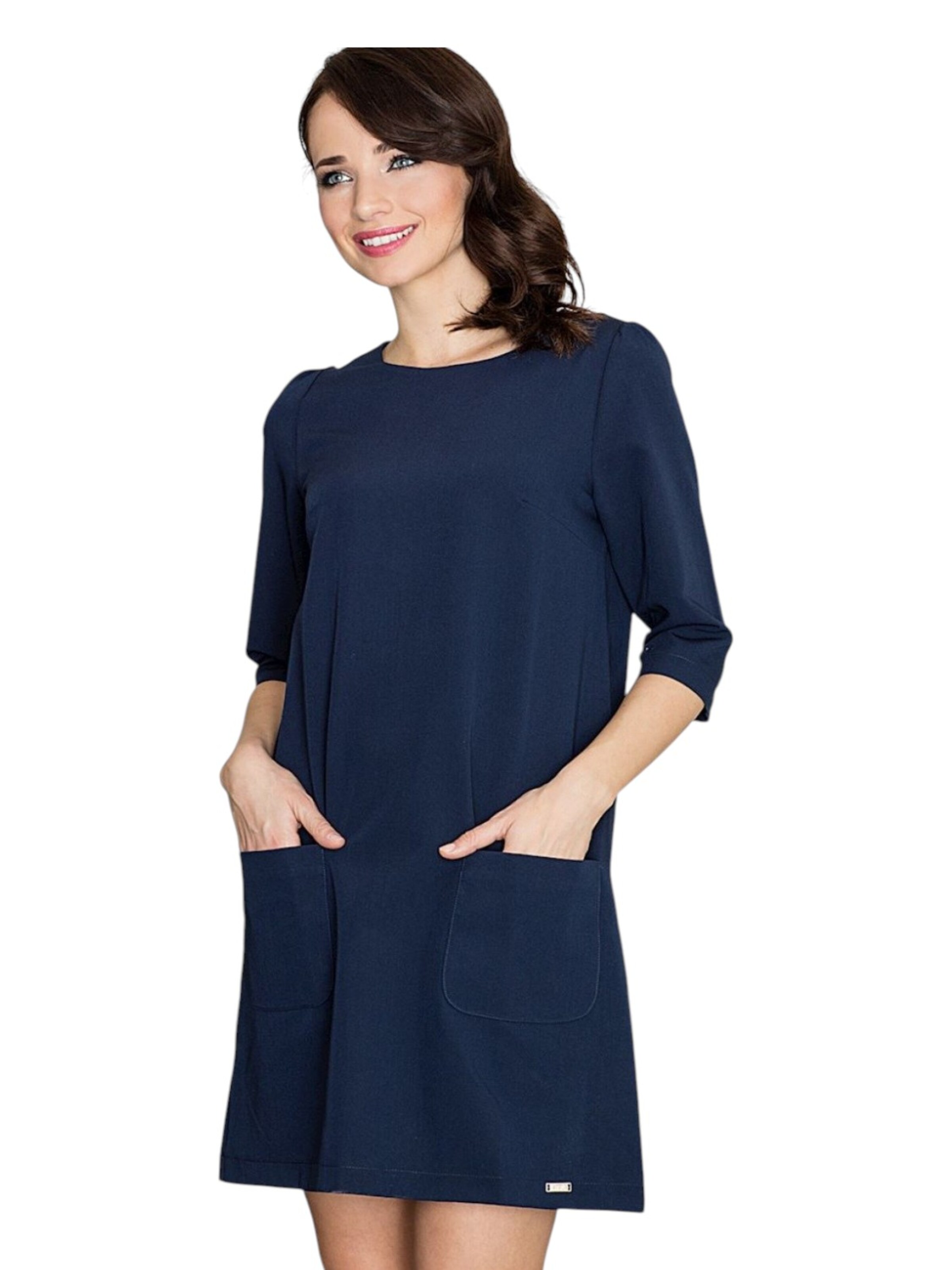 amorubi.com Dress in Blue: front