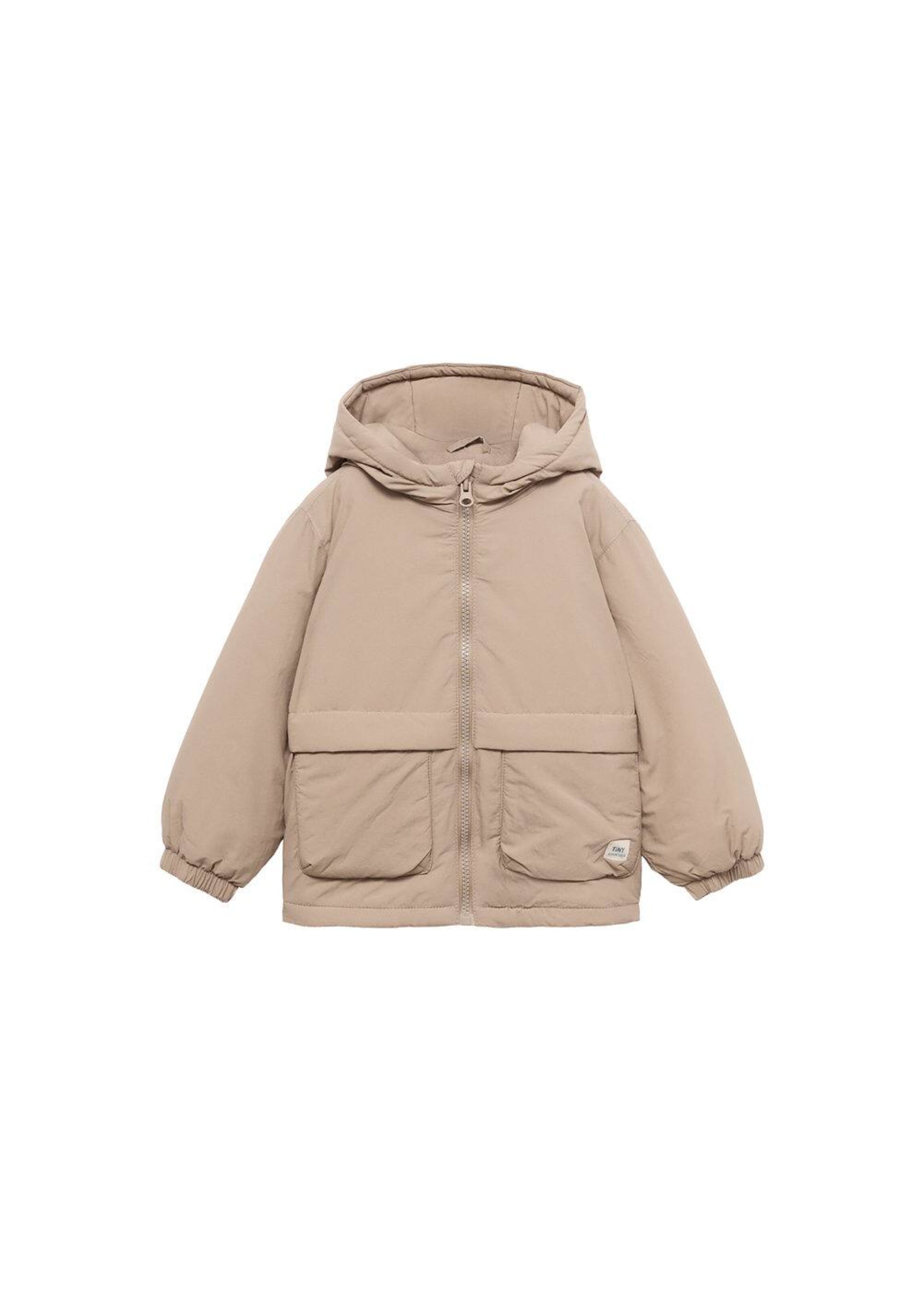 MANGO KIDS Between-Season Jacket 'Edu' in Brown: front