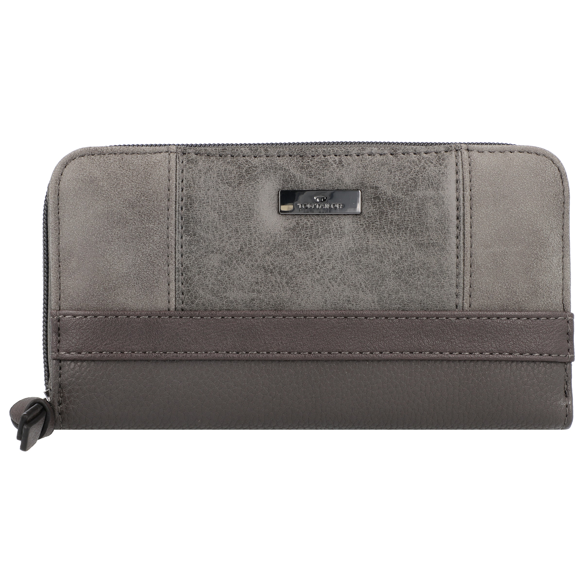 TOM TAILOR Wallet 'Juna' in Grey: front