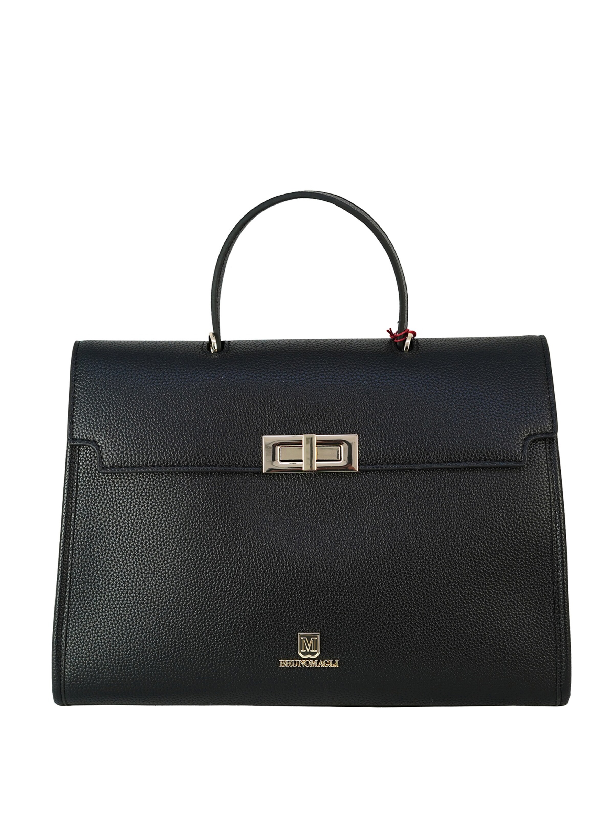Borsa a mano 'Borsa a Mano Patty Small Bruno Magli Eco-Leather Chiusura Girello' di Bruno Magli in nero: frontale