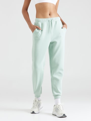 Effilé Pantalon de sport ONLY PLAY en vert : devant