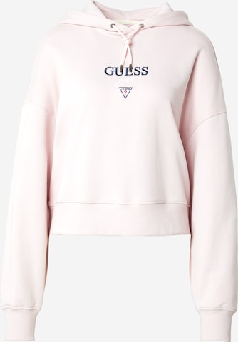GUESS JEANS Mikina – pink: přední strana