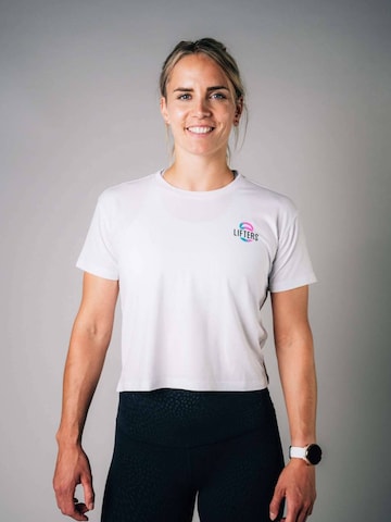 Lifters Sporttop 'Lift More' in Wit: voorkant
