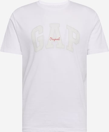 GAP Regular Fit T-Shirt in Weiß: predná strana