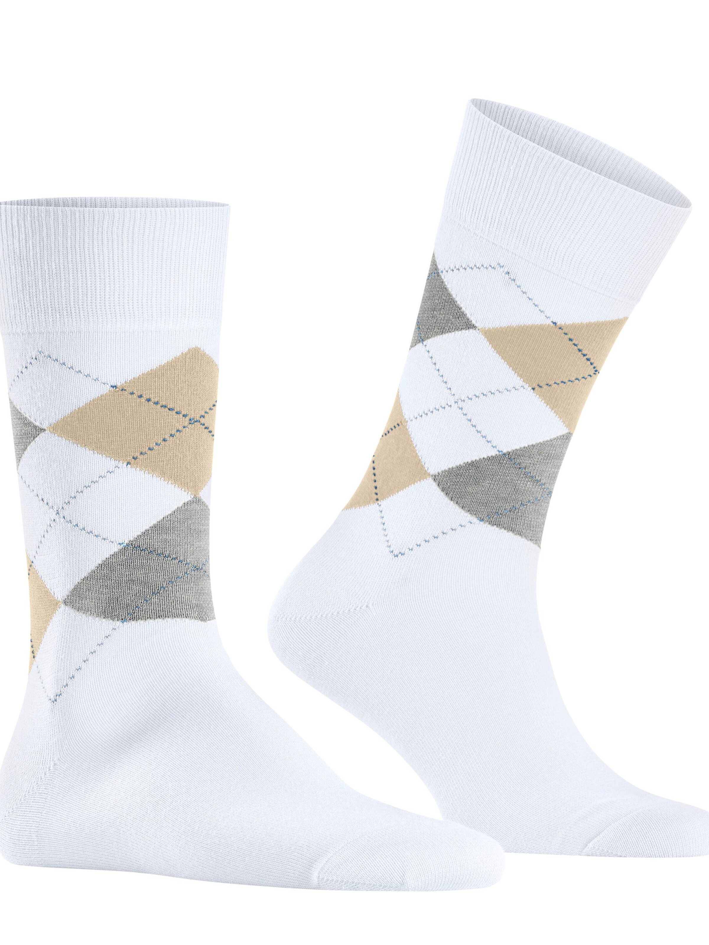 BURLINGTON Socks 'King' in White