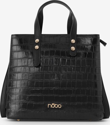 NOBO Handbag 'Crooco' in Black: front