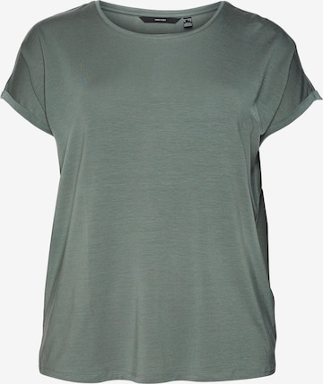 Vero Moda Curve Shirt in Groen: voorkant