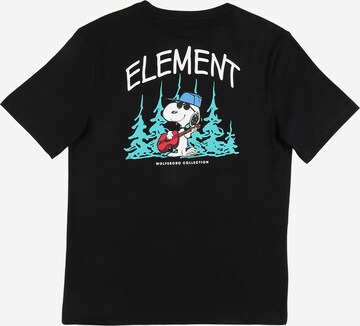 ELEMENT Sportshirt 'Peanuts Good Times' in Schwarz