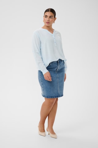 KAFFE CURVE - Blusa 'KCMille' en azul