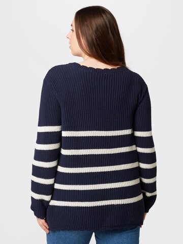 ONLY Carmakoma Pullover in Blau