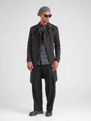 Karl Lagerfeld Regular fit Button Up Shirt in Black