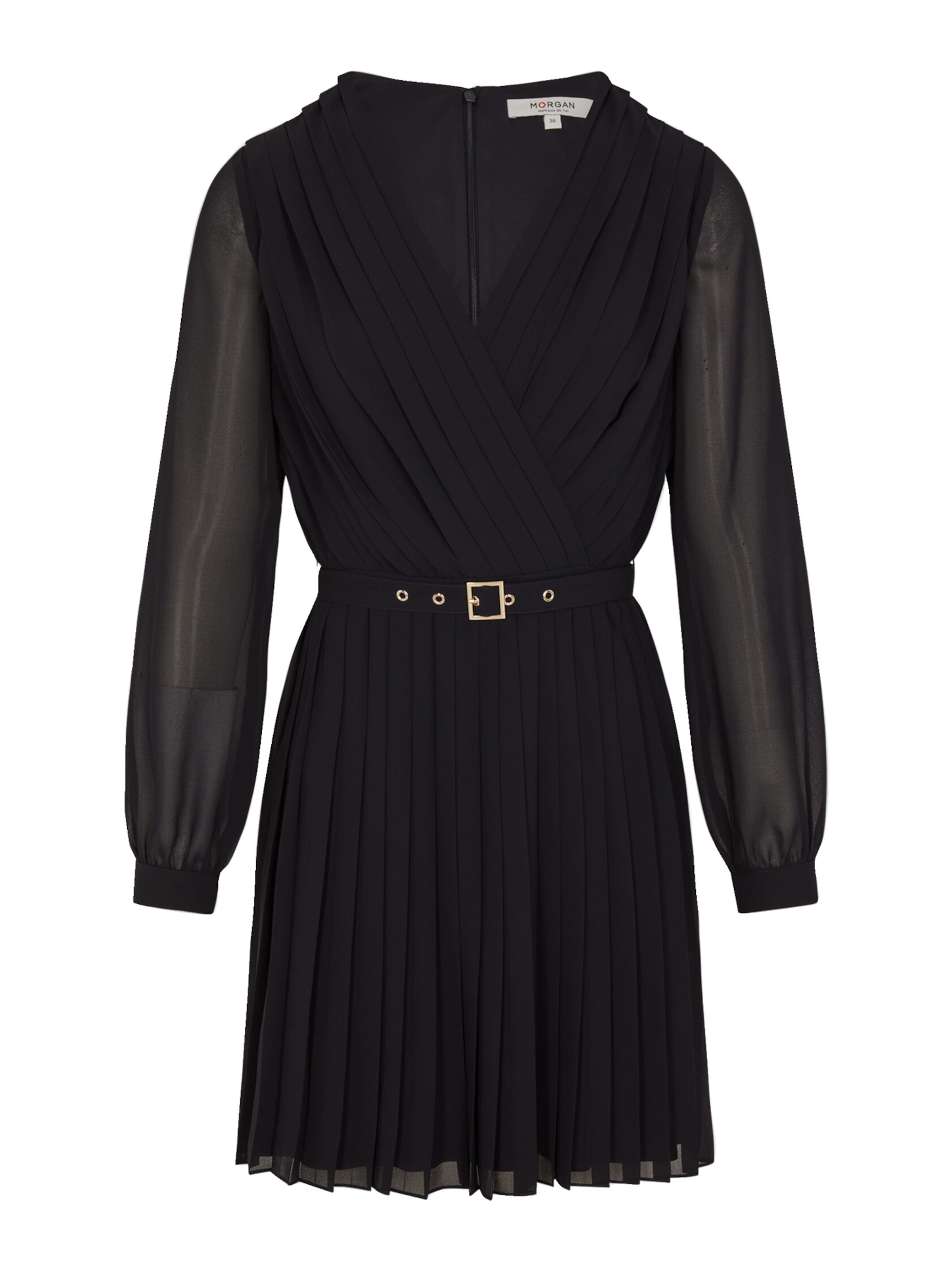 Morgan Skinny Šaty – černá: přední strana