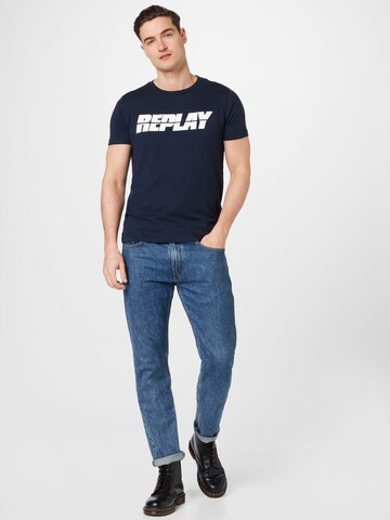 REPLAY T-Shirt in Blau