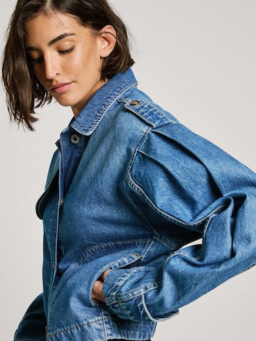 Pepe Jeans Between-season jacket 'Silvia' in Blue