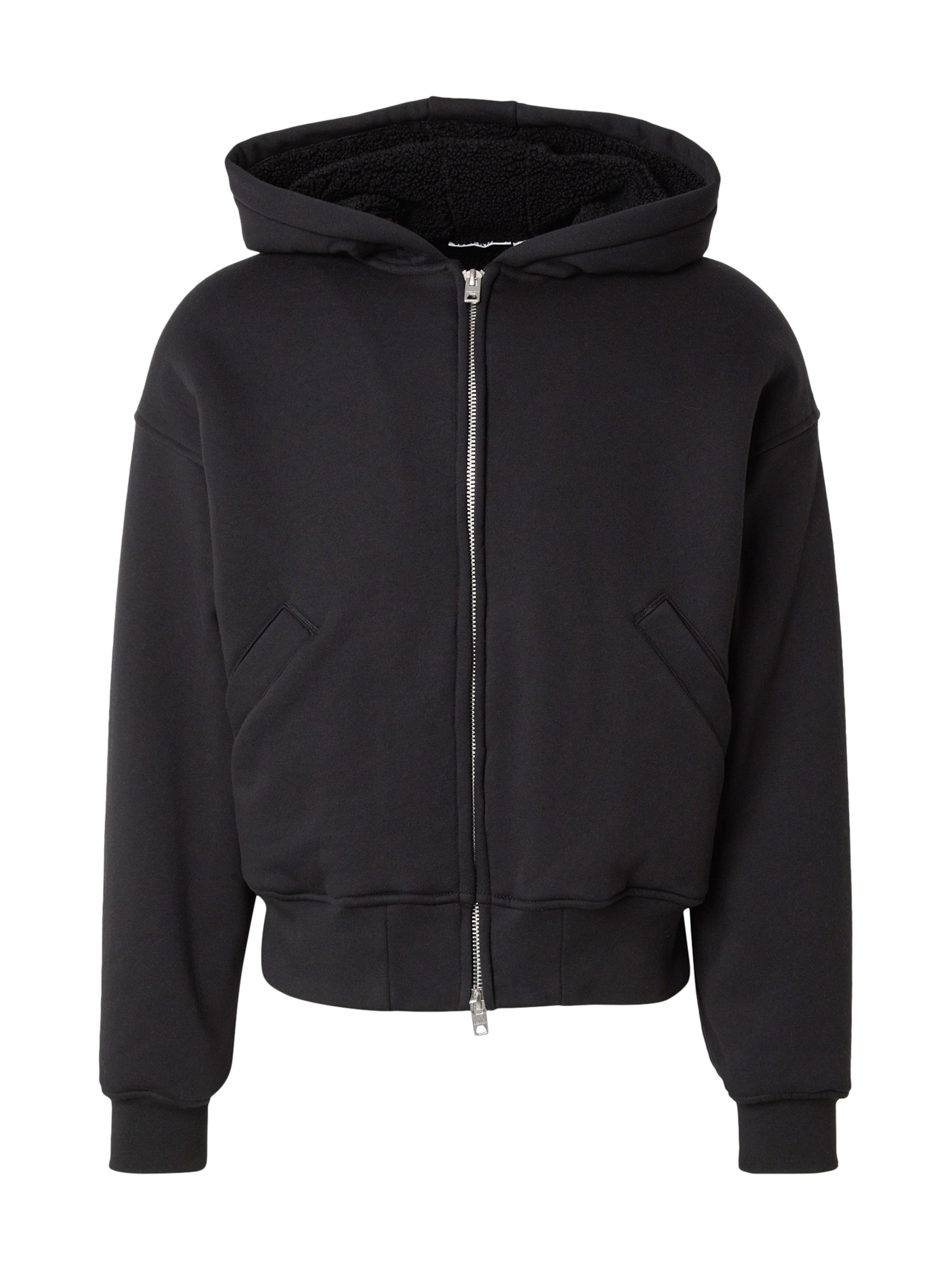 WEEKDAY Välikausitakki värissä musta: etupuoli