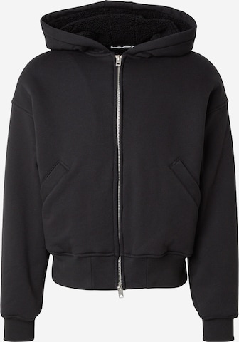 juoda WEEKDAY Demisezoninė striukė: priekis