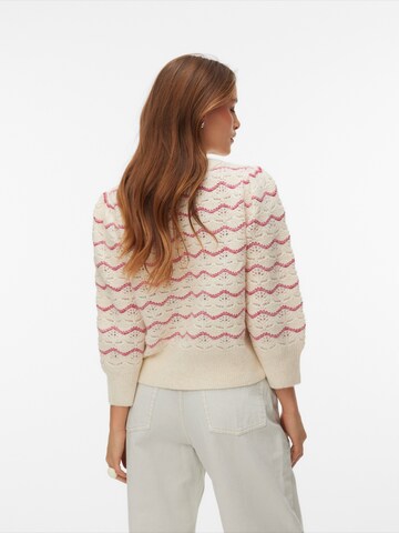 VERO MODA Pulóver 'VMLEONOR' - bézs