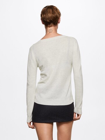 MANGO Sweater 'SERRANOV' in Beige