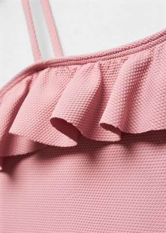 MANGO KIDS Uimapuku 'Rose' värissä vaaleanpunainen