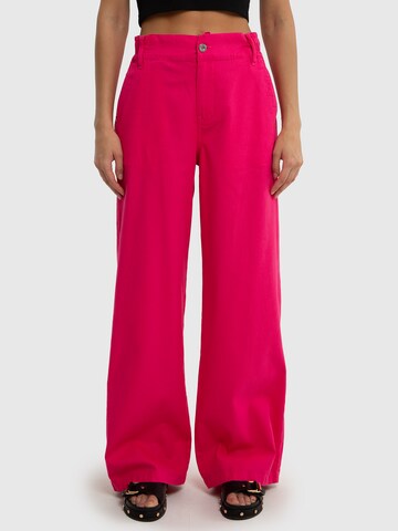 Pantalon 'Malu' BIG STAR en rose : devant