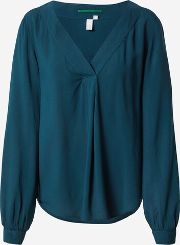 QS Blouse in Green: front