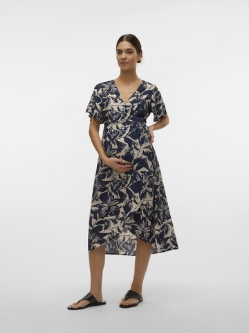 Vero Moda Maternity Dress 'VMMJOSIE' in Blue: front