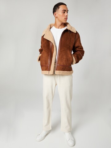 Guido Maria Kretschmer Men - Loosefit Calças de ganga 'Ramon' em branco