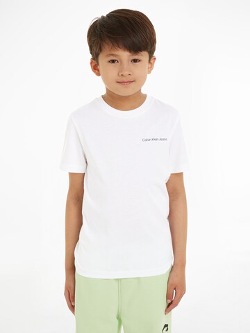 T-Shirt Calvin Klein Jeans en blanc